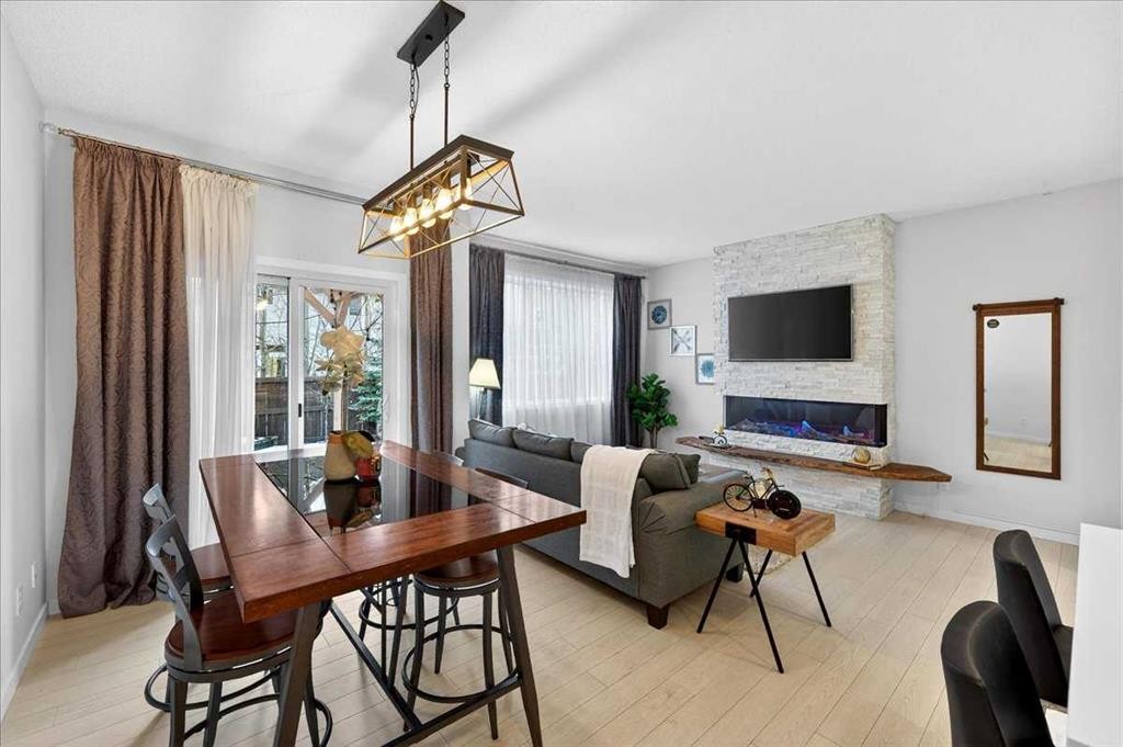 43 Chaparral Valley Common Se, Calgary, AB - Indoor Photo Showing Other Room With Fireplace