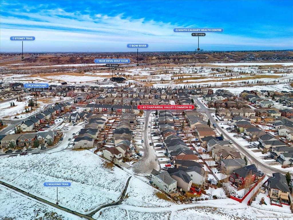 43 Chaparral Valley Common Se, Calgary, AB - Outdoor With View