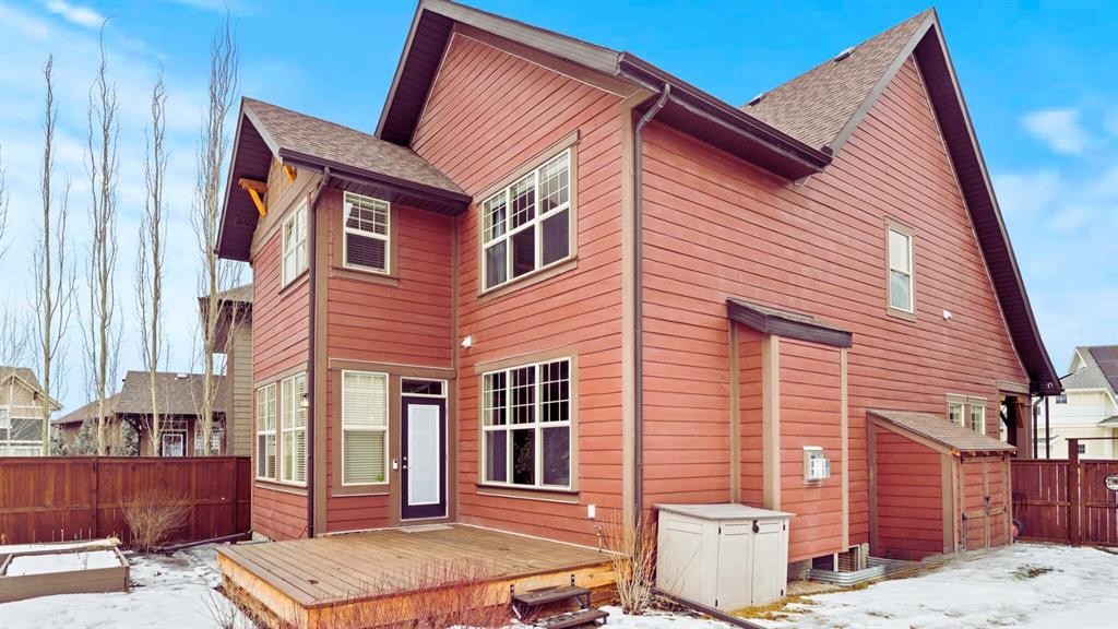 105 Riviera Crescent, Cochrane, AB - Outdoor With Deck Patio Veranda With Exterior