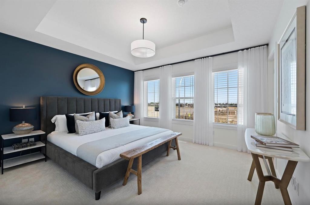 552 Lewisburg Place Ne, Calgary, AB - Indoor Photo Showing Bedroom