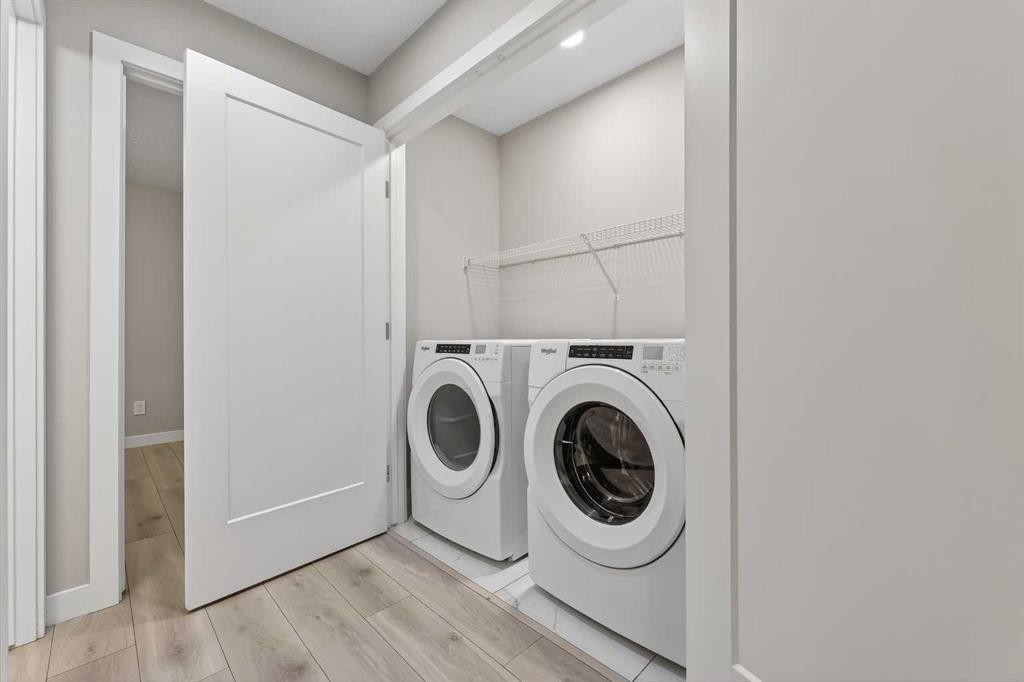 128 Corner Meadows Gate Ne, Calgary, AB - Indoor Photo Showing Laundry Room