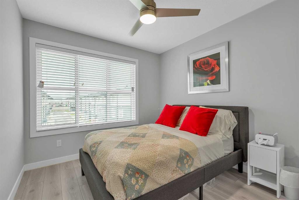 1713 Cornerstone Boulevard Ne, Calgary, AB - Indoor Photo Showing Bedroom
