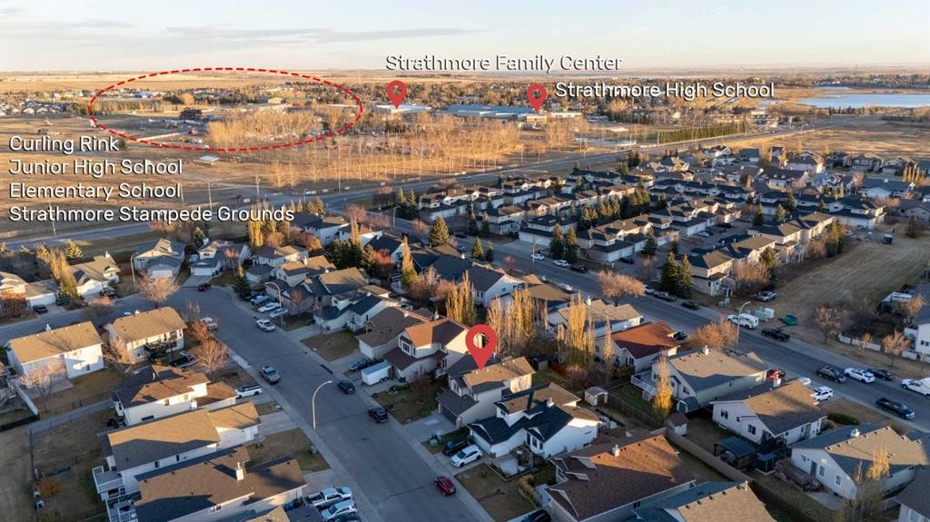 224 Highland Circle, Strathmore, AB - Outdoor With View