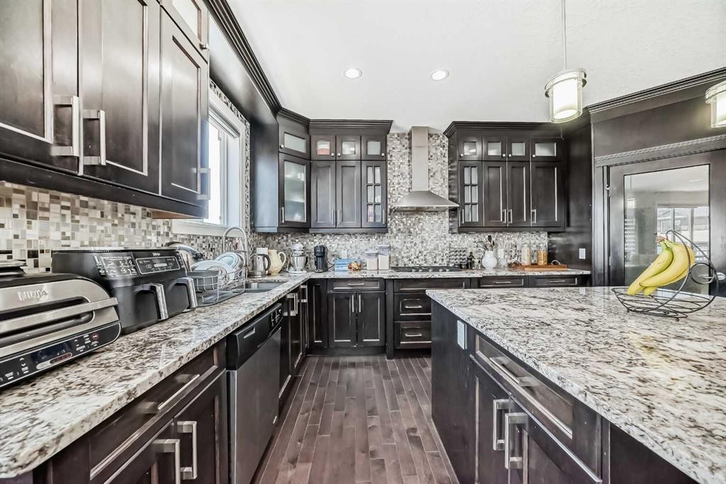 26 Saddlelake View Ne, Calgary, AB - Indoor Photo Showing Kitchen With Upgraded Kitchen