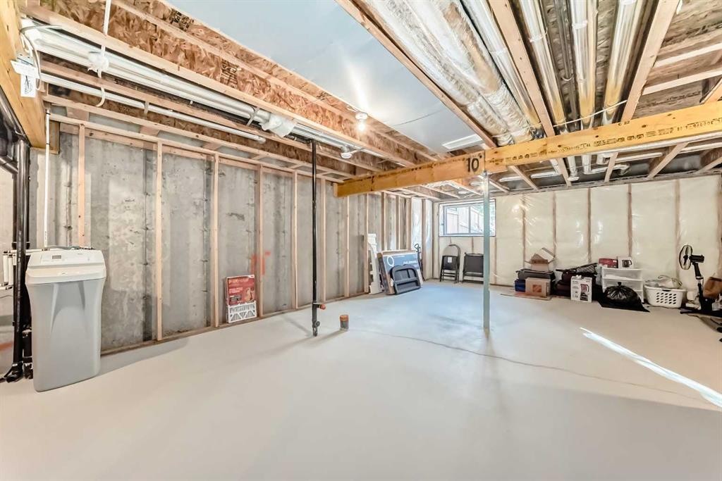 615 Kingsmere Way Se, Airdrie, AB - Indoor Photo Showing Basement