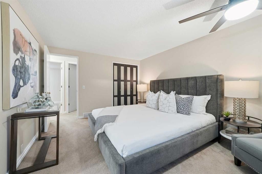 471 Dalmeny Hill Nw, Calgary, AB - Indoor Photo Showing Bedroom