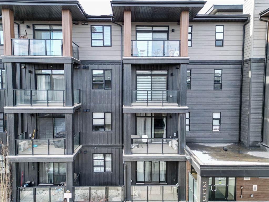 2312-55 Lucas Way Nw, Calgary, AB - Outdoor With Balcony With Facade