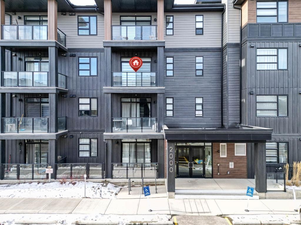 2312-55 Lucas Way Nw, Calgary, AB - Outdoor With Balcony With Facade