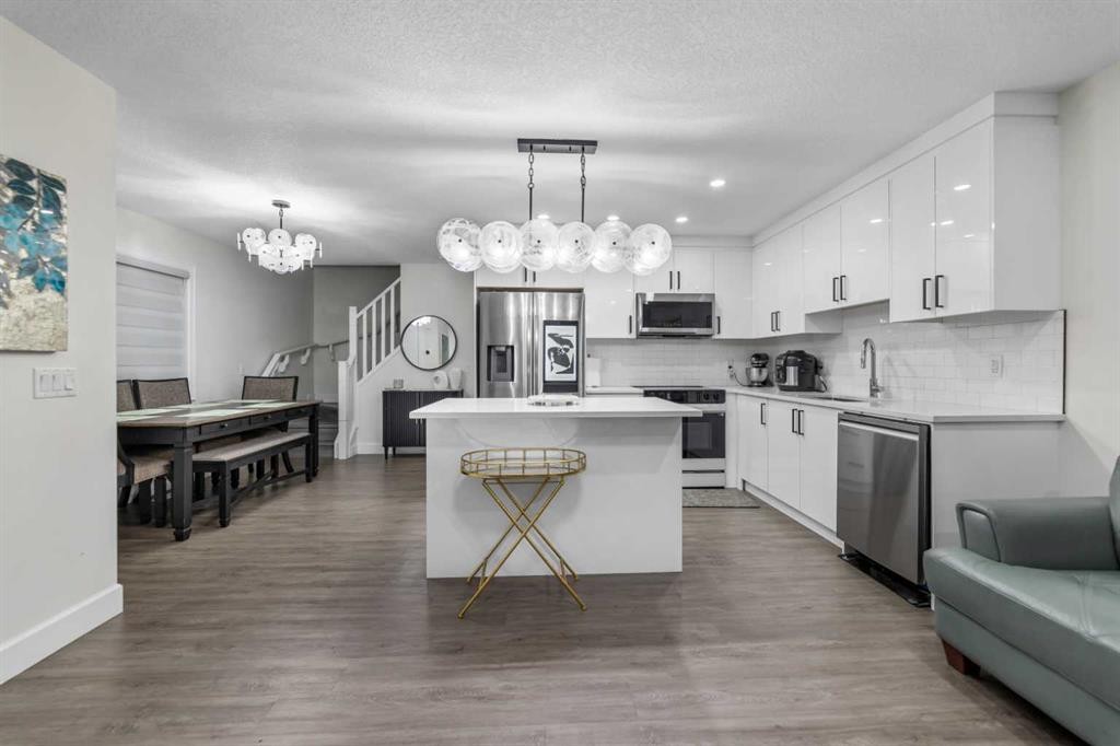 10532 Cityscape Drive Ne, Calgary, AB - Indoor Photo Showing Kitchen With Stainless Steel Kitchen With Upgraded Kitchen