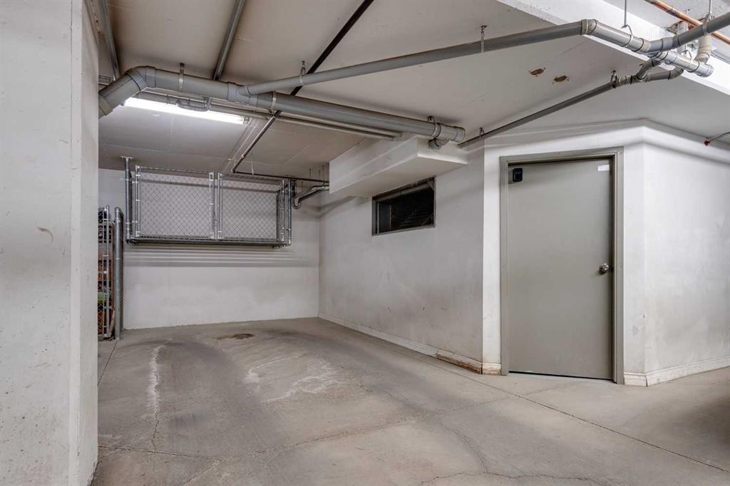 304-1606 4 Street Nw, Calgary, AB - Indoor Photo Showing Garage