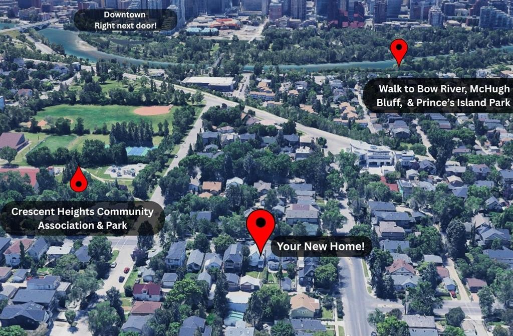 414 12 Avenue Nw, Calgary, AB - With View