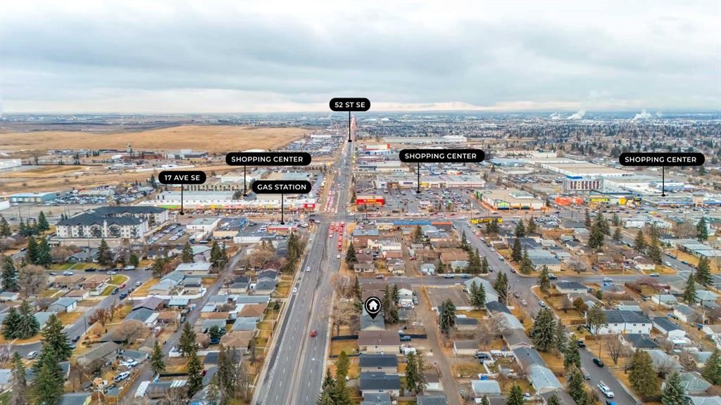 1527 52 Street Se, Calgary, AB - Outdoor With View