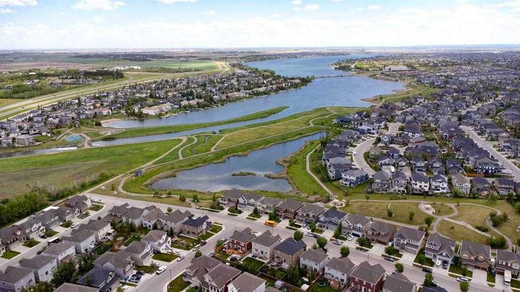 104 Cove Crescent, Chestermere, AB - Outdoor With Body Of Water With View
