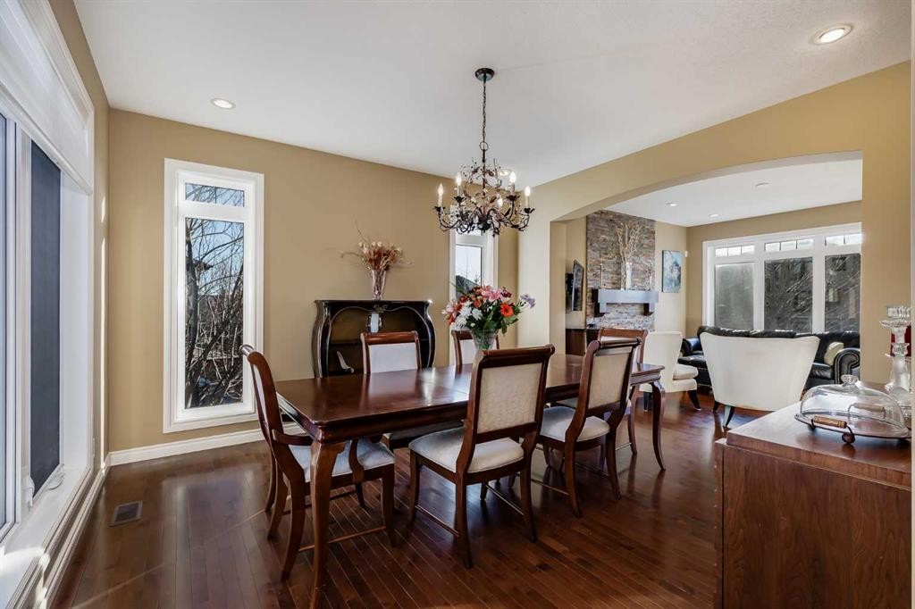213 Silverado Ranch Manor Sw, Calgary, AB - Indoor Photo Showing Dining Room