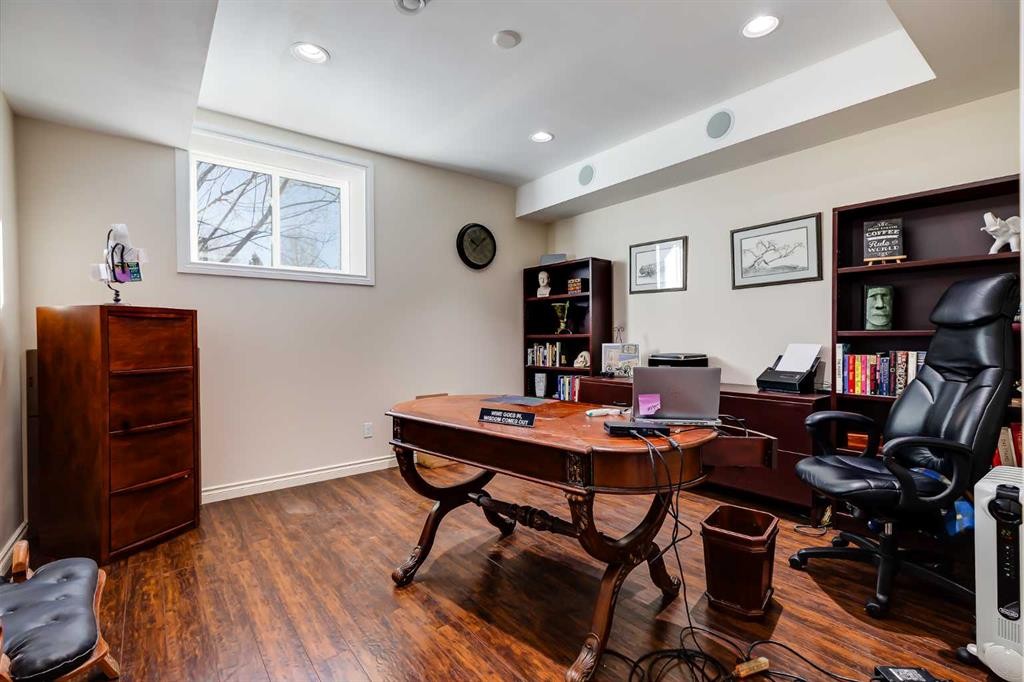 213 Silverado Ranch Manor Sw, Calgary, AB - Indoor Photo Showing Office