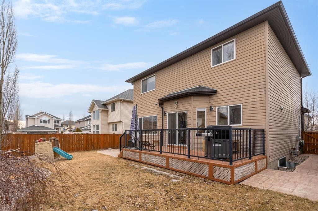 128 Seagreen Manor, Chestermere, AB - Outdoor With Deck Patio Veranda With Exterior