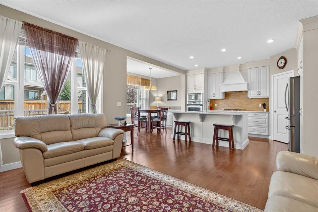 2075 Brightoncrest Common Se, Calgary, AB - Indoor Photo Showing Living Room