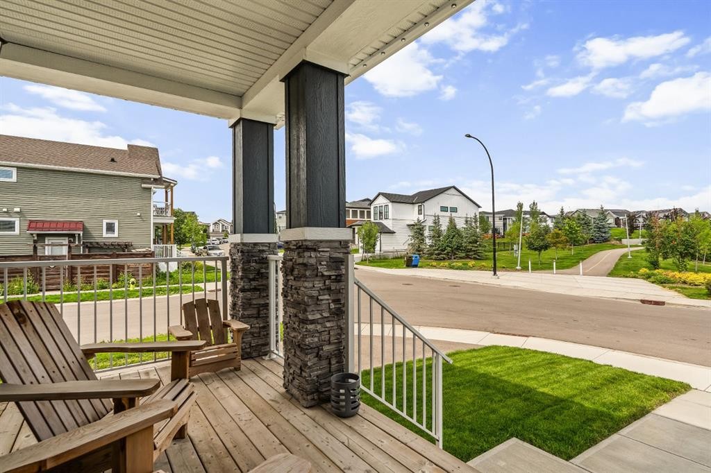 63 Seton Gardens Se, Calgary, AB - Outdoor With Deck Patio Veranda