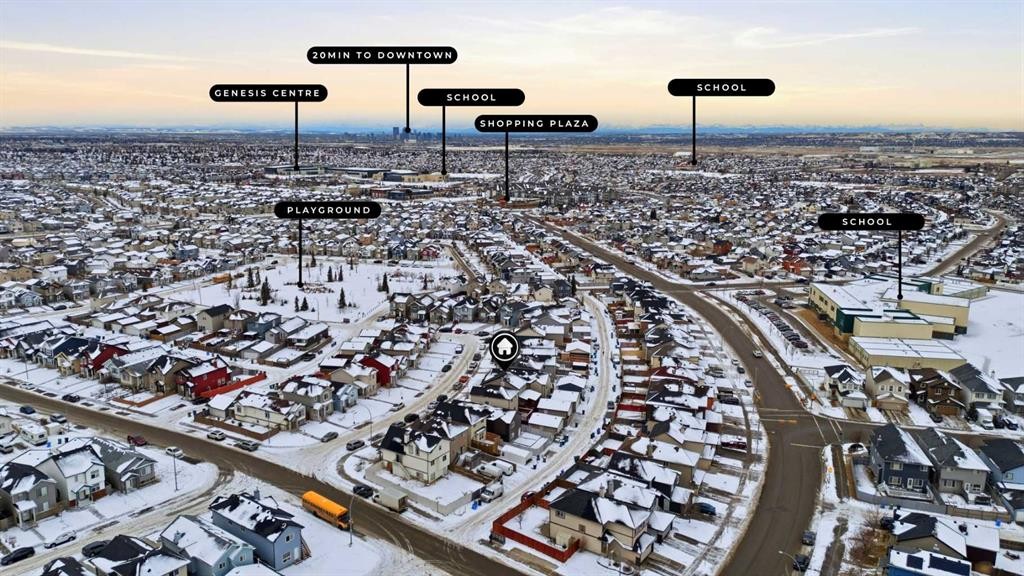 81 Saddlemont Road Ne, Calgary, AB - Outdoor With View