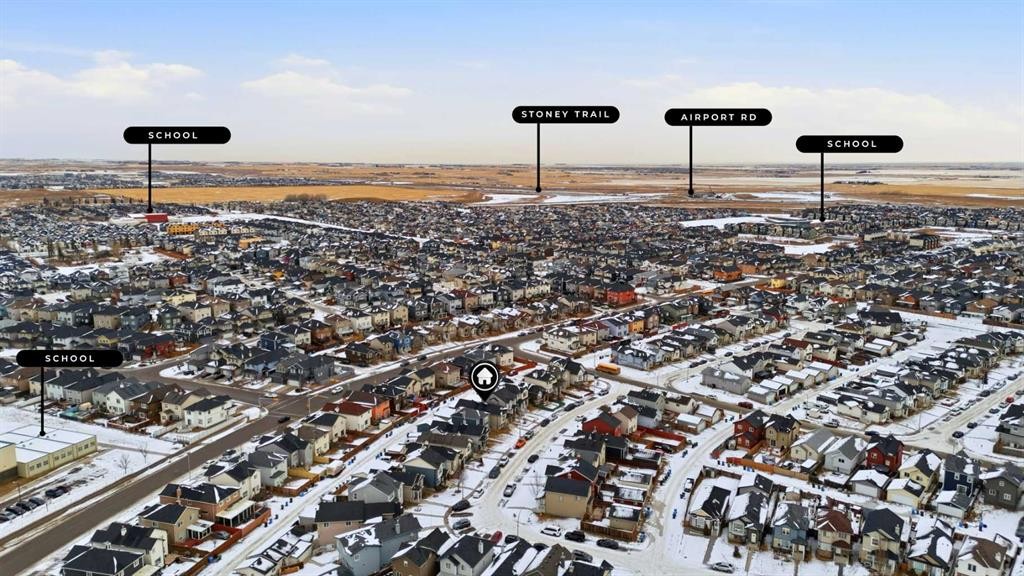 81 Saddlemont Road Ne, Calgary, AB - Outdoor With View