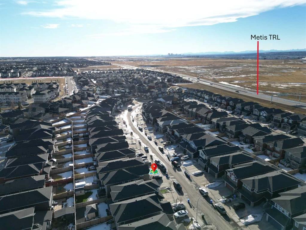 73 Redstone Link Ne, Calgary, AB - Outdoor With View