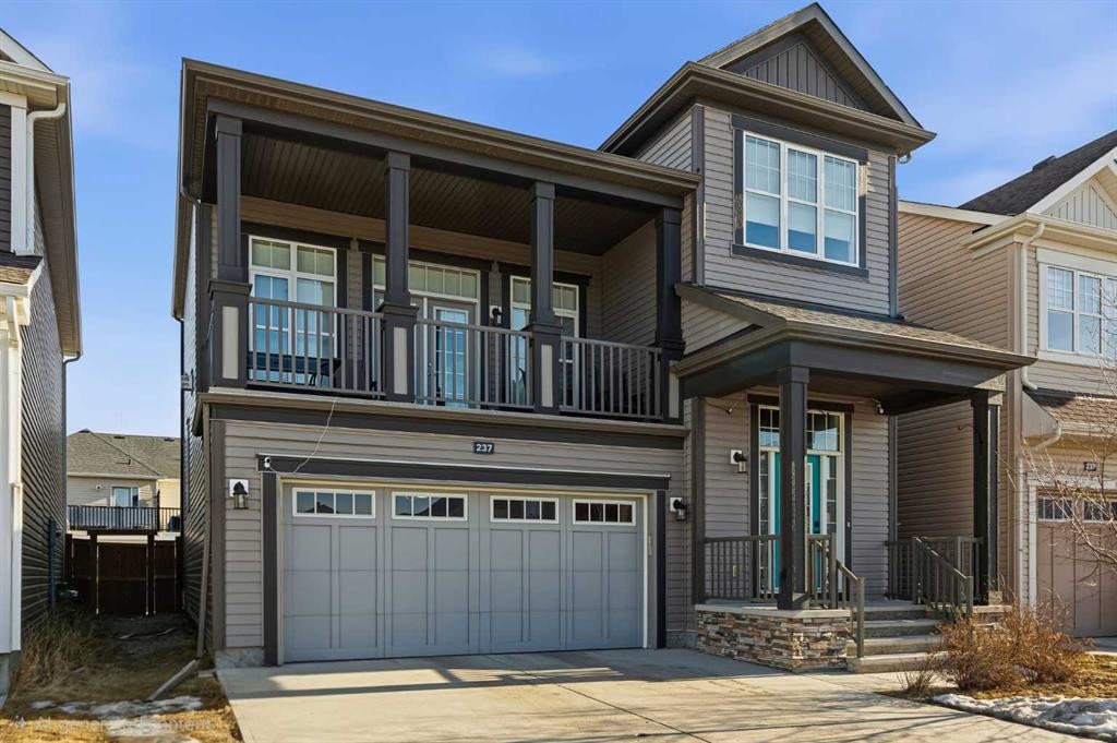 237 Windrow Crescent Sw, Airdrie, AB - Outdoor With Balcony