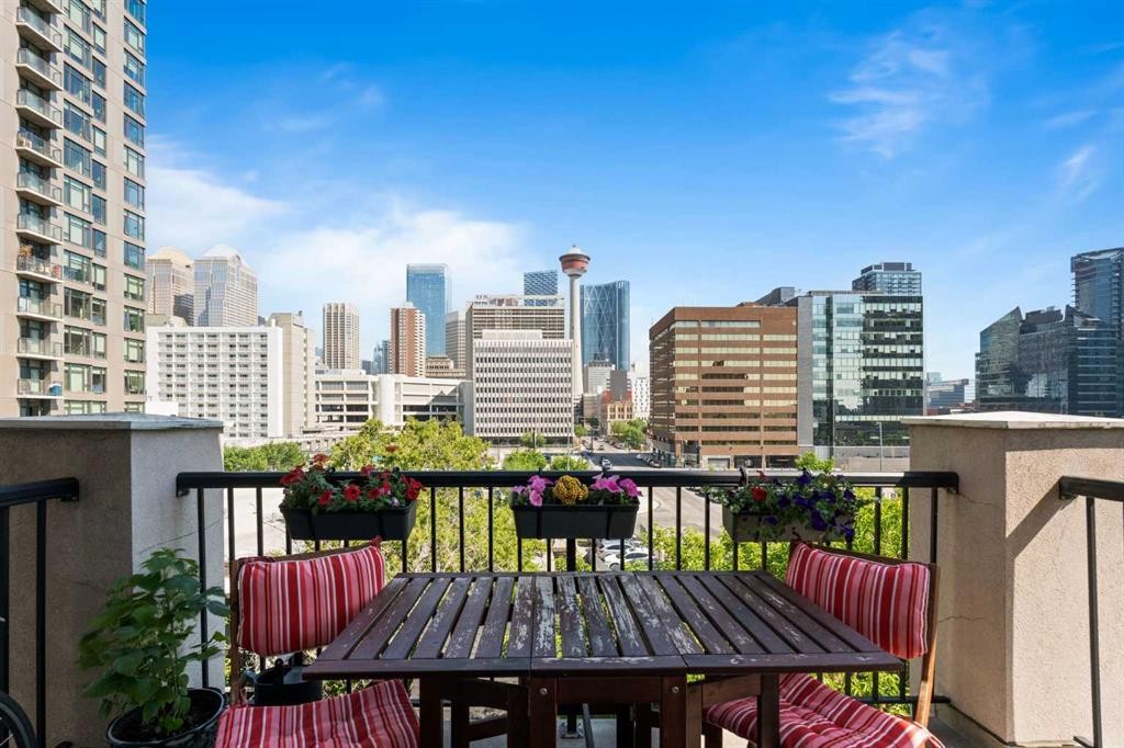 518-126 14 Avenue Sw, Calgary, AB - Outdoor With Balcony