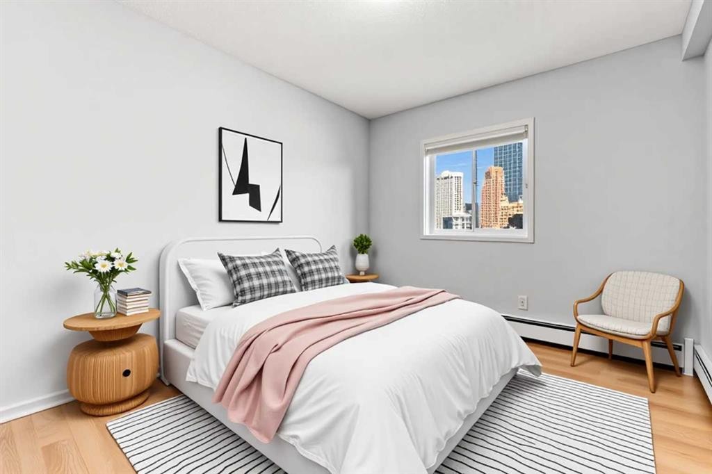 518-126 14 Avenue Sw, Calgary, AB - Indoor Photo Showing Bedroom