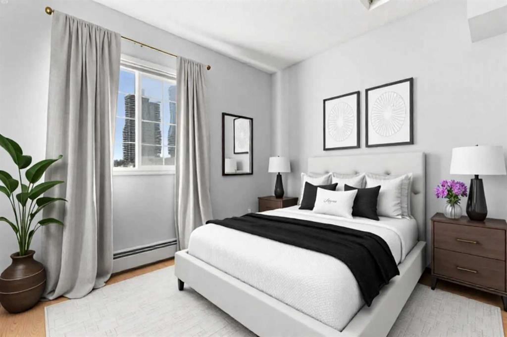 518-126 14 Avenue Sw, Calgary, AB - Indoor Photo Showing Bedroom