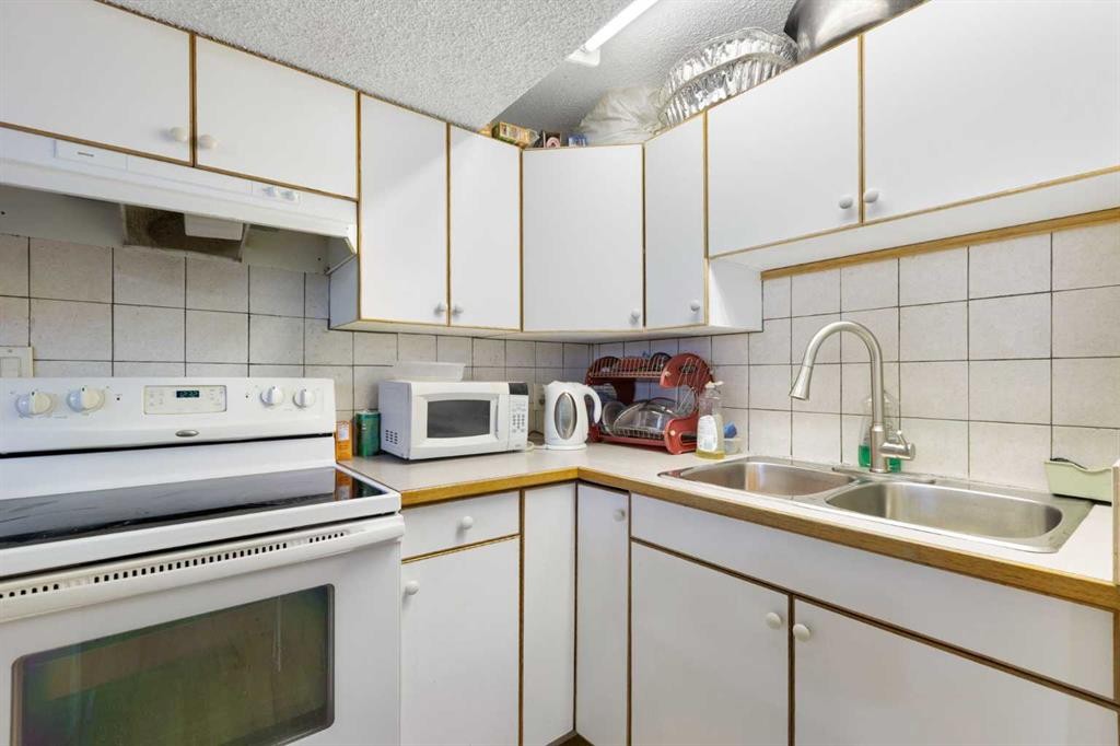 6124 Maddock Drive Ne, Calgary, AB - Indoor Photo Showing Kitchen With Double Sink
