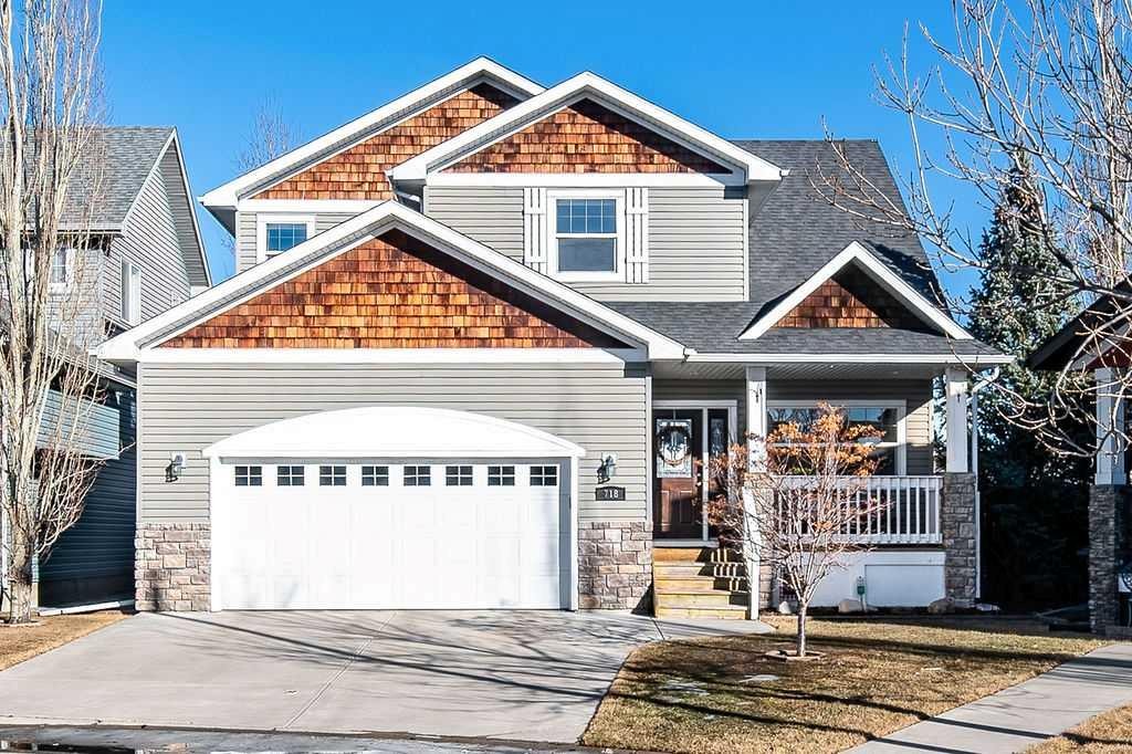 718 Hamptons Bay Se, High River, AB - Outdoor With Deck Patio Veranda