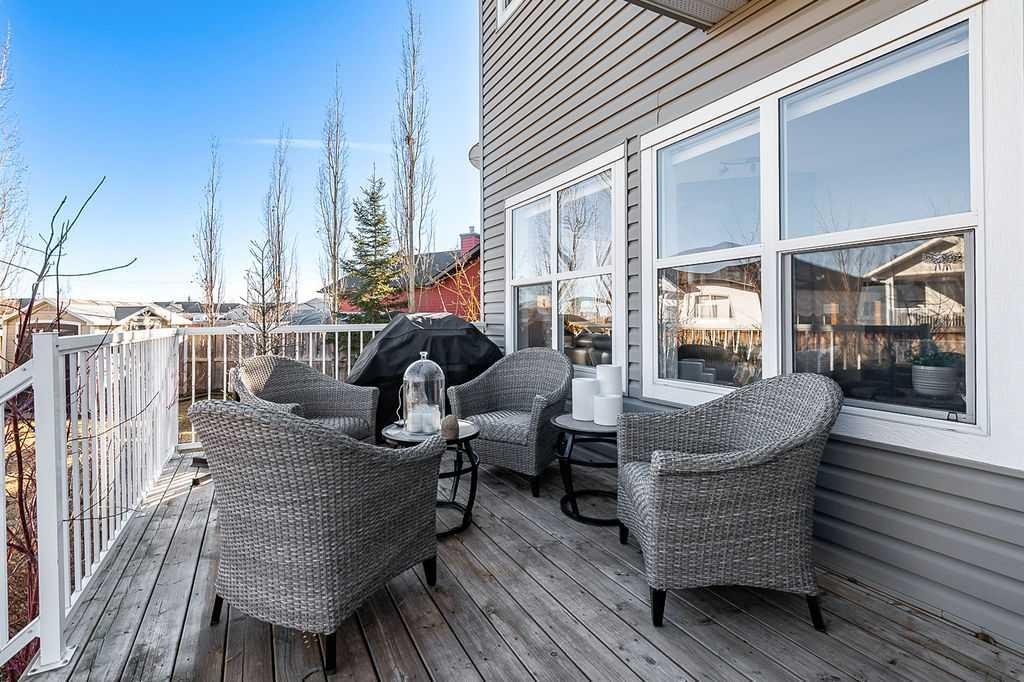 718 Hamptons Bay Se, High River, AB - Outdoor With Deck Patio Veranda