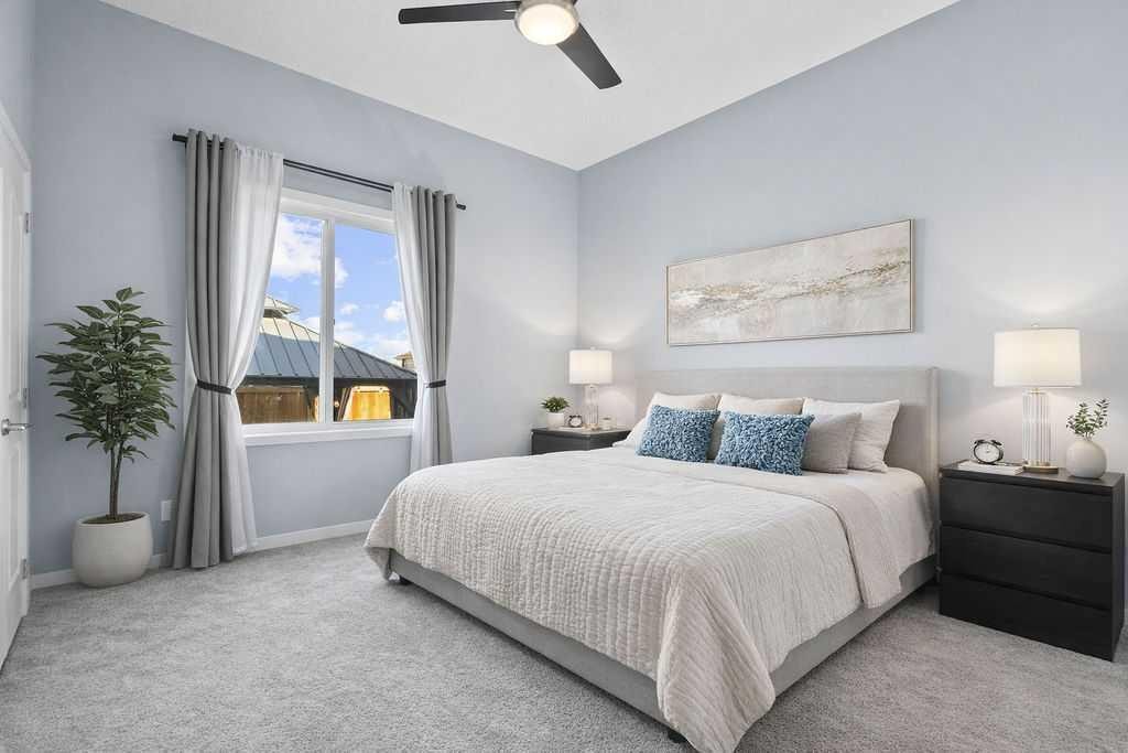 103 Masters Heights Se, Calgary, AB - Indoor Photo Showing Bedroom