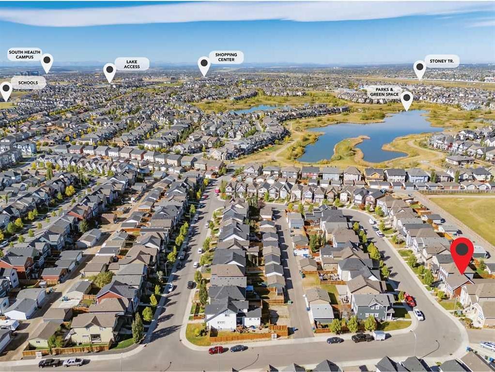 103 Masters Heights Se, Calgary, AB - Outdoor With Body Of Water With View