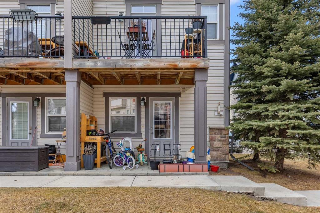 149 New Brighton Point Se, Calgary, AB - Outdoor With Balcony
