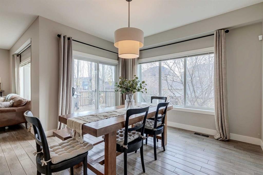 75 Masters Rise Se, Calgary, AB - Indoor Photo Showing Dining Room
