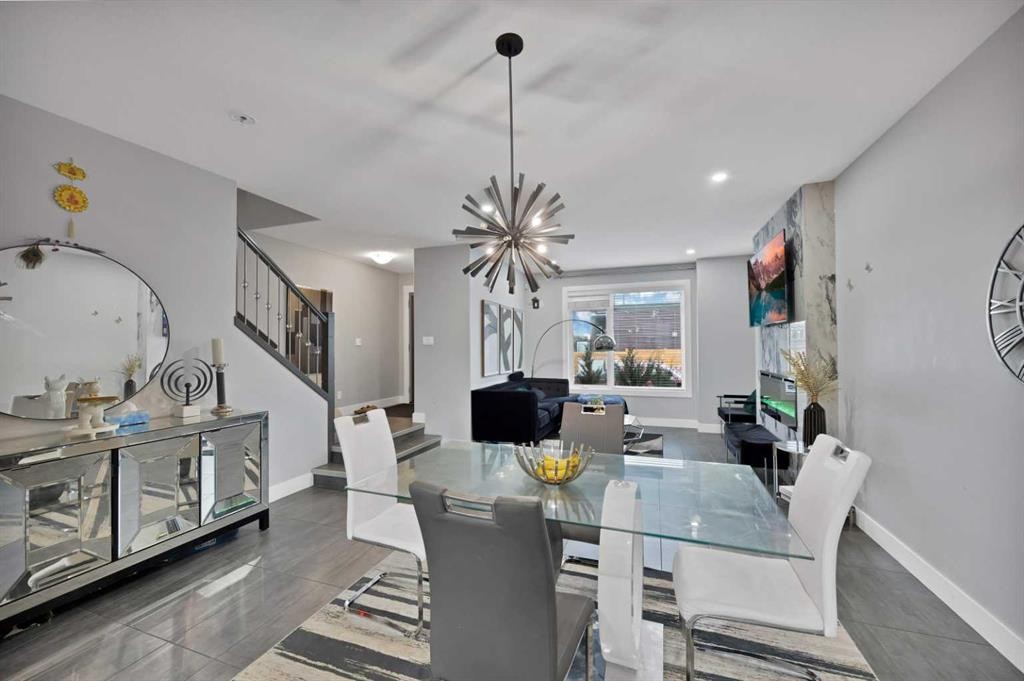 34 Cornerstone Road Ne, Calgary, AB - Indoor Photo Showing Dining Room