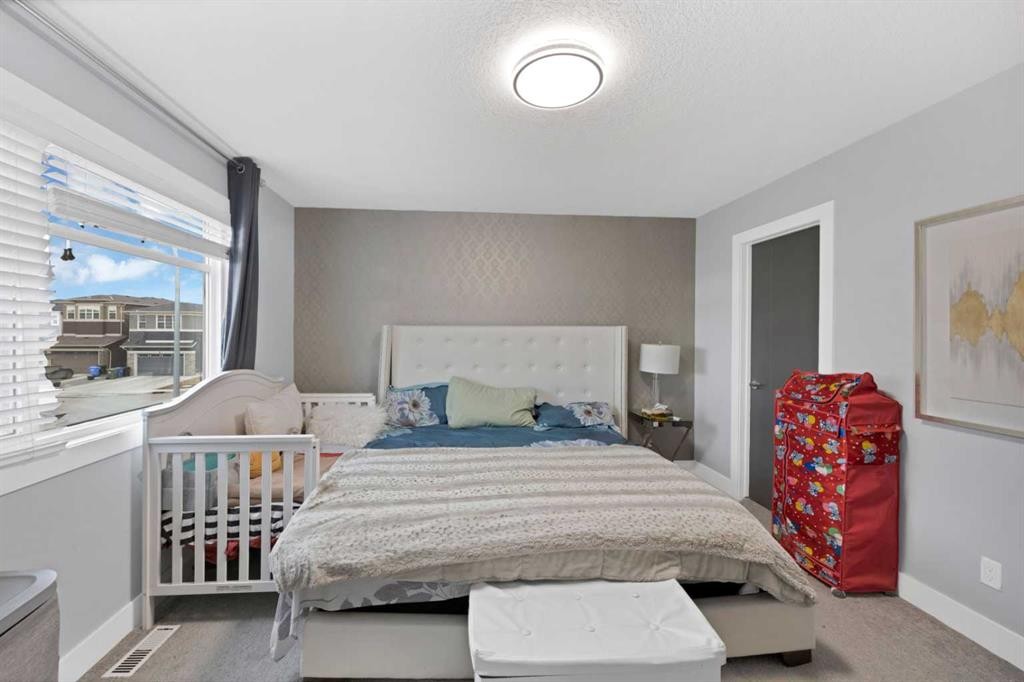 34 Cornerstone Road Ne, Calgary, AB - Indoor Photo Showing Bedroom