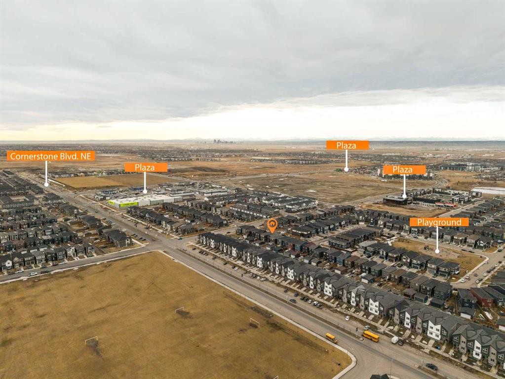 34 Cornerstone Road Ne, Calgary, AB - Outdoor With View