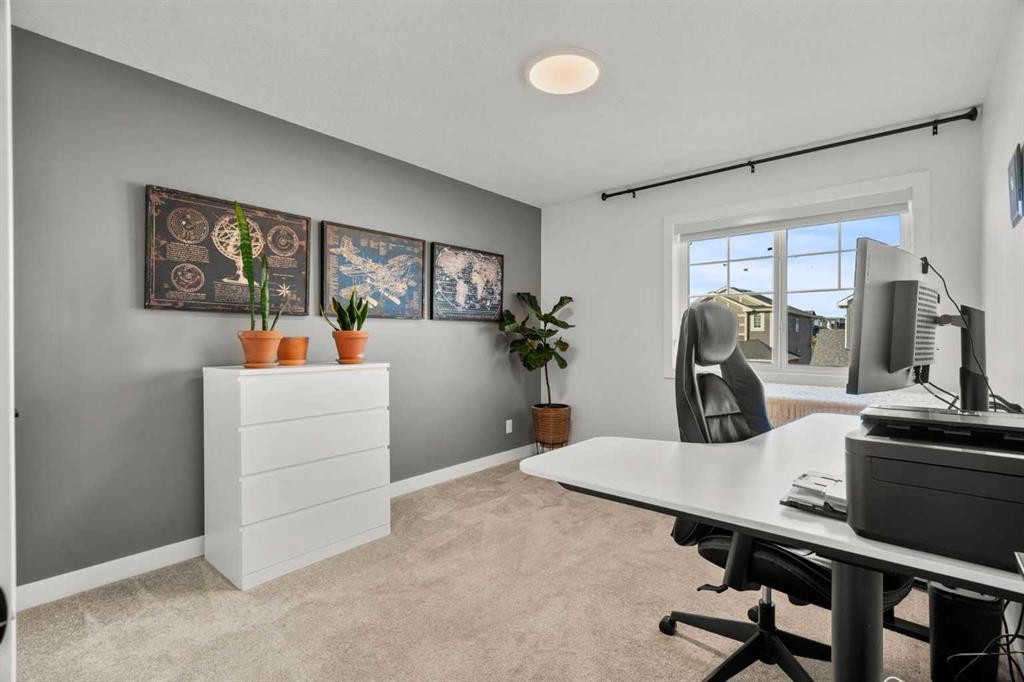 116 Ranchers View, Okotoks, AB - Indoor Photo Showing Office