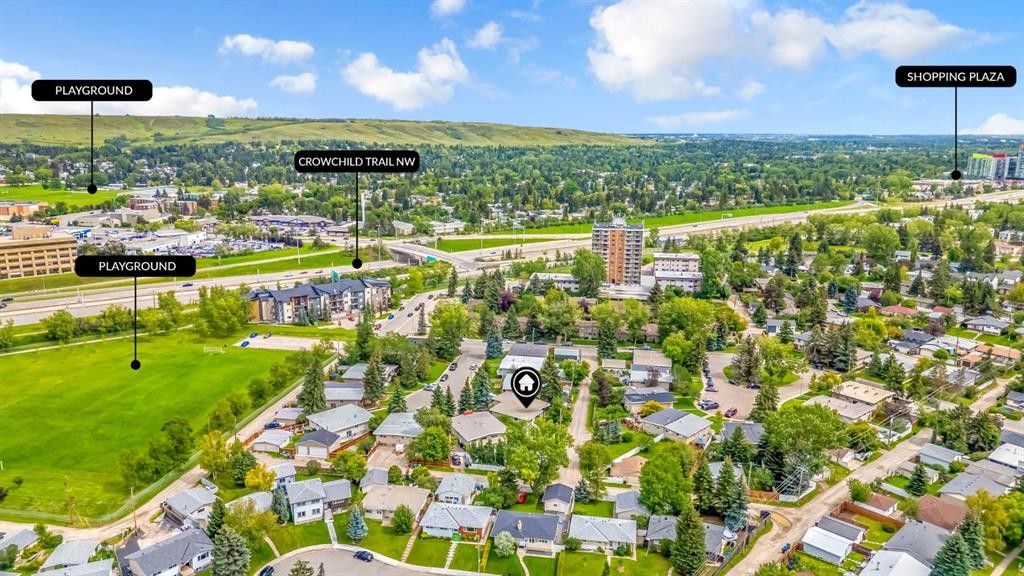 4013 Vance Place Nw, Calgary, AB - Outdoor With View