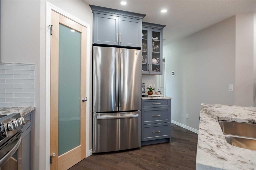 41 Covebrook Close Ne, Calgary, AB - Indoor Photo Showing Kitchen With Stainless Steel Kitchen With Double Sink