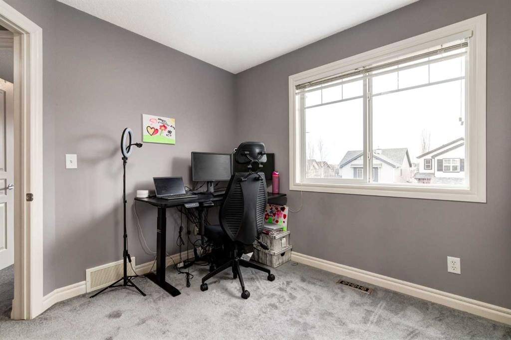 107 Evansbrooke Manor Nw, Calgary, AB - Indoor Photo Showing Office