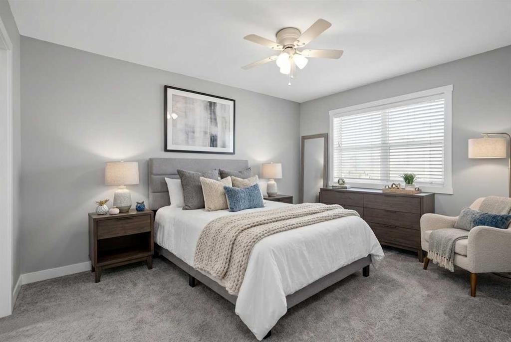 307 Skyview Ranch Grove Ne, Calgary, AB - Indoor Photo Showing Bedroom