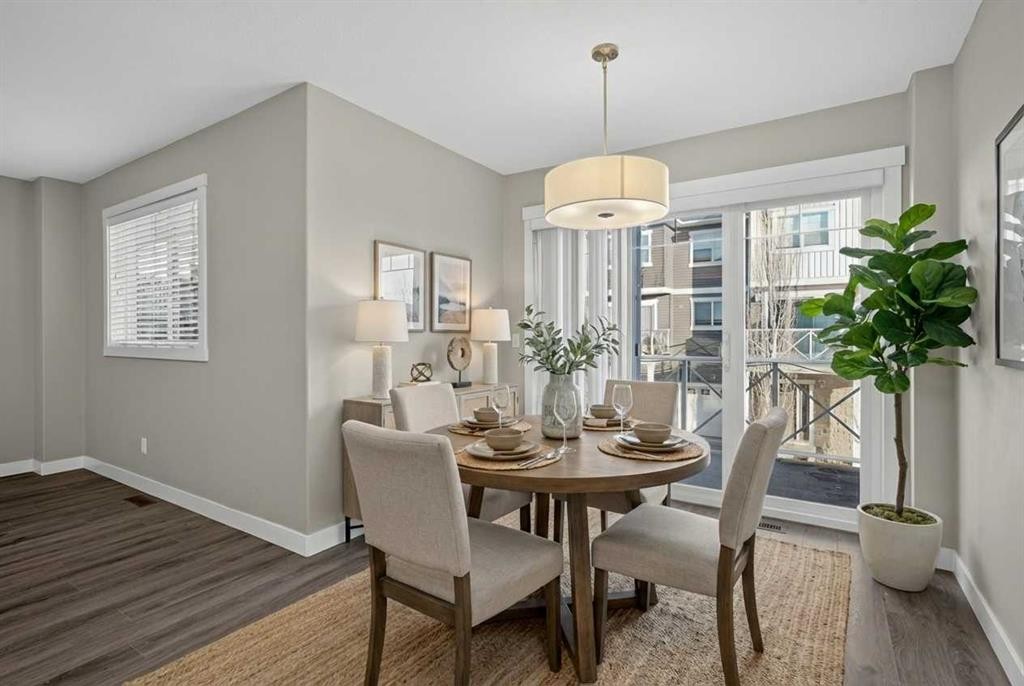 307 Skyview Ranch Grove Ne, Calgary, AB - Indoor Photo Showing Dining Room