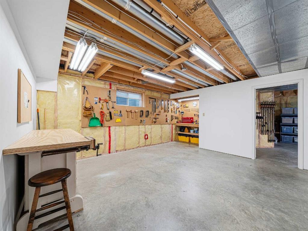 301 Arbour Cliff Close Nw, Calgary, AB - Indoor Photo Showing Basement