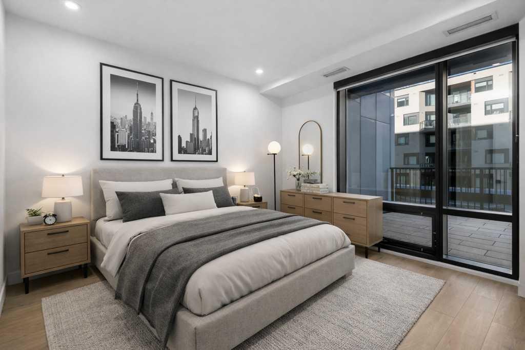 306-8375 Broadcast Avenue, Calgary, AB - Indoor Photo Showing Bedroom