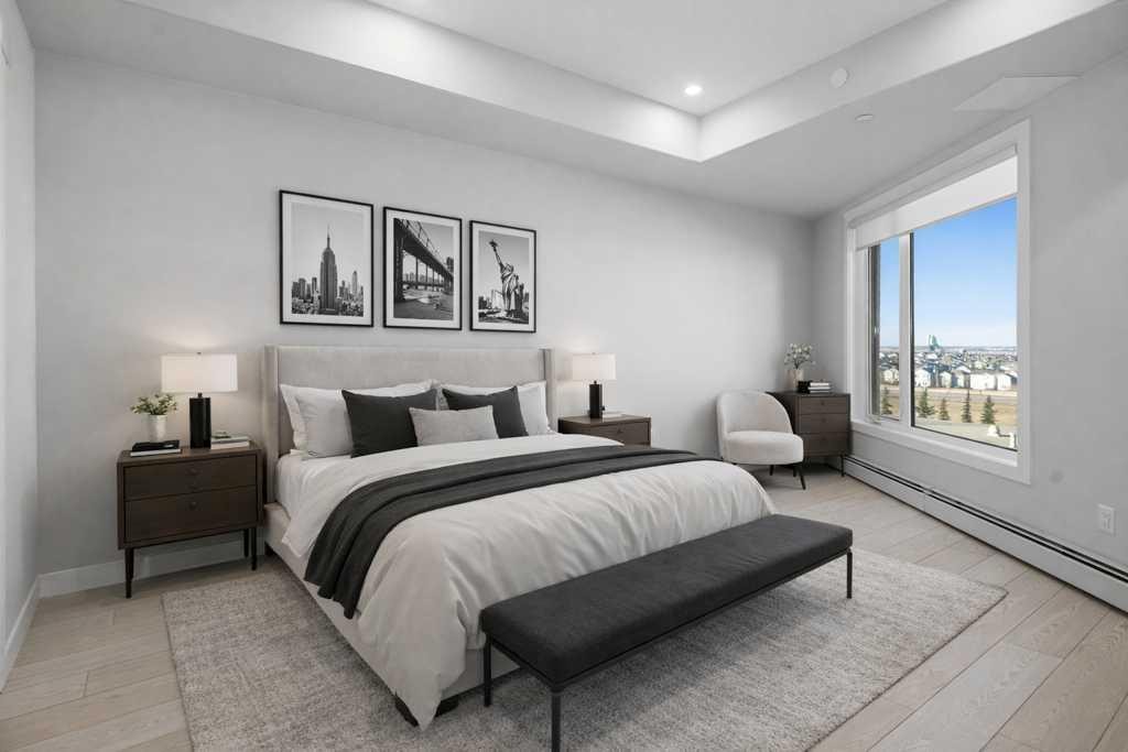 612-8230 Broadcast Avenue, Calgary, AB - Indoor Photo Showing Bedroom