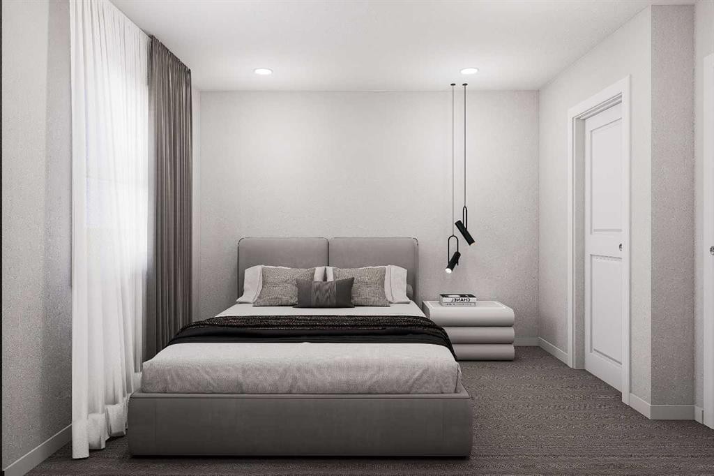 640 Masters Road Se, Calgary, AB - Indoor Photo Showing Bedroom