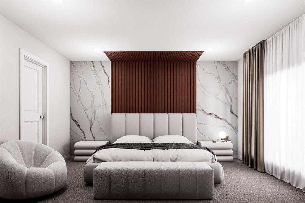 640 Masters Road Se, Calgary, AB - Indoor Photo Showing Bedroom